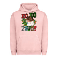 Pigment Salmon ho ho howdy santa Urban Hoodie - CowGirlArtShop