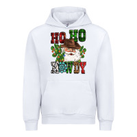 White ho ho howdy santa Urban Hoodie - CowGirlArtShop