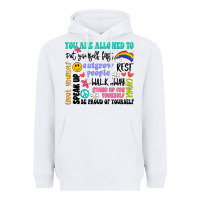 White you are allowed to Heavyweight Hoodie - Artiststas
