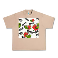 Burro bookworm seamless pattern Urban Heavy Tee - BundleAndBundleShop