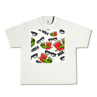 Pistachio bookworm seamless pattern Urban Heavy Tee - BundleAndBundleShop
