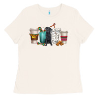 Bone labrador retriever dog coffee cups Ladies Tee - texasbilliewilder