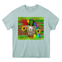 Arona st patricks sheep sunflowers rainbow serape leopard glitter Heavy Core Tee - Artiststas