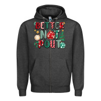 Charcoal Heather better not pout Zipper Hoodie - MaliasSmallBusiness