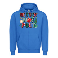 True Royal better not pout Zipper Hoodie - MaliasSmallBusiness