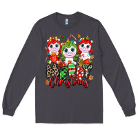 Smoke Merry Christmas unicorns Long Sleeve Tee - NancyCooperArtShop