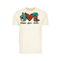 Vintage Arctic peace love rodeo Vintage Tee - JahusDesignShop