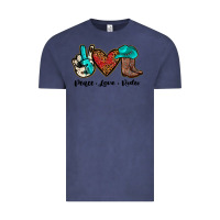 Vintage Denim peace love rodeo Vintage Tee - JahusDesignShop
