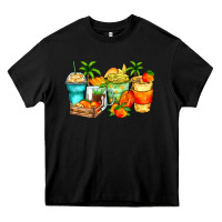 Black mango farm fresh coffee cups Heavy Core Tee - Zillion Design Studio