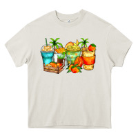 Cream mango farm fresh coffee cups Heavy Core Tee - Zillion Design Studio