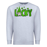 Heather Grey lucky gnome st patricks day Premium Sweatshirt - Jasminsmagicworld