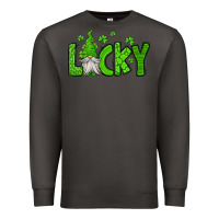 Smoke lucky gnome st patricks day Premium Sweatshirt - Jasminsmagicworld