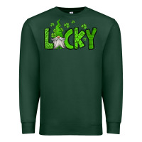 Sports Green lucky gnome st patricks day Premium Sweatshirt - Jasminsmagicworld