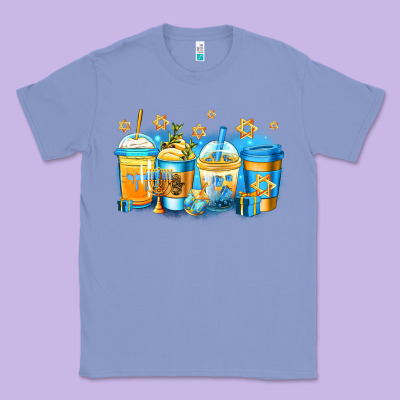 Hanukkah Coffee Classic Tee Designed By Jasminsmagicworld
