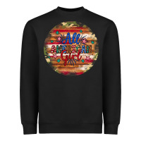 Black all american girl Heavyweight Sweatshirt - Artiststas