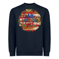 Navy all american girl Heavyweight Sweatshirt - Artiststas