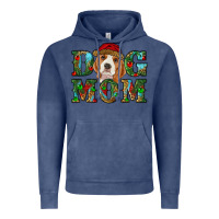Vintage Denim Christmas Beagle Dog Mom Vintage Hoodie - RanaPortraitStore