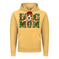 Vintage Mustard Christmas Beagle Dog Mom Vintage Hoodie - RanaPortraitStore