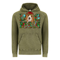 Vintage Olive Christmas Beagle Dog Mom Vintage Hoodie - RanaPortraitStore