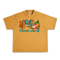 Peanut Butter peace love fall ado Urban Heavy Tee - AdoDesignShop