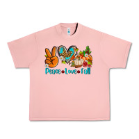 Salmon peace love fall ado Urban Heavy Tee - AdoDesignShop