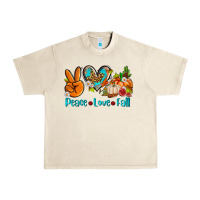 Sandshell peace love fall ado Urban Heavy Tee - AdoDesignShop