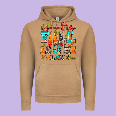 If You Dont Like Fall You Can Leaf Me Alone Vintage Hoodie Designed By Adodesignshop