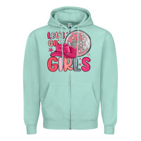 Seafoam let s go girls Zipper Hoodie - MaliasSmallBusiness