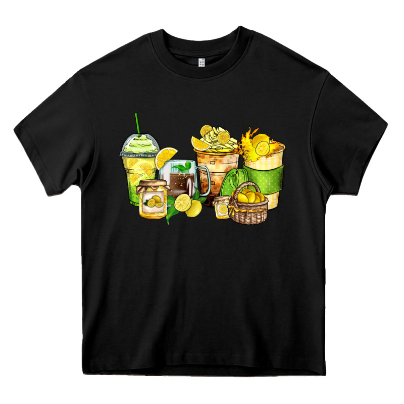 Lemon Farm Fresh Coffee Cups Heavy Core Tee by Zillion Design Studio | Teevron