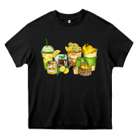 Black lemon farm fresh coffee cups Heavy Core Tee - Zillion Design Studio