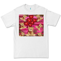 White valentine's day tedybear tumbler Premium Tee - RanaPortraitStore