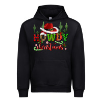 Black howdy christmas cowboy hat Urban Hoodie - CowGirlArtShop