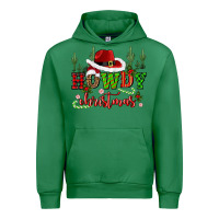 Emerald howdy christmas cowboy hat Urban Hoodie - CowGirlArtShop