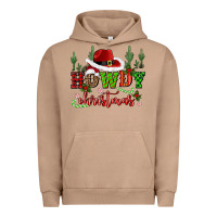 Pigment Burro howdy christmas cowboy hat Urban Hoodie - CowGirlArtShop