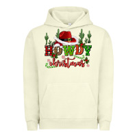 Pigment Pistachio howdy christmas cowboy hat Urban Hoodie - CowGirlArtShop