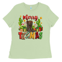 Matcha merry texmas Ladies Tee - Zillion Design Studio