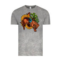 Cloud Rock rodeo cowboy sunflower cactus Vintage Tee - JahusDesignShop