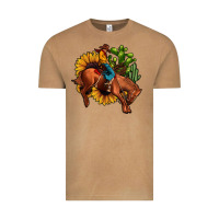 Vintage Camel rodeo cowboy sunflower cactus Vintage Tee - JahusDesignShop