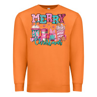 Carrot merry christmas pink coffee cups Premium Sweatshirt - Jasminsmagicworld