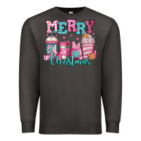 Smoke merry christmas pink coffee cups Premium Sweatshirt - Jasminsmagicworld