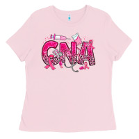 Bubblegum Pink breast cancer cna certified nursing assistant Ladies Tee - JahusDesignShop