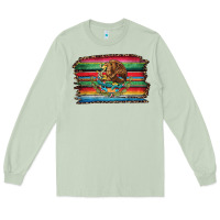 Matcha serape leopard mexican flag Long Sleeve Tee - Jasminsmagicworld