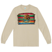 Mushroom serape leopard mexican flag Long Sleeve Tee - Jasminsmagicworld