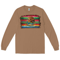 Toasted Coconut serape leopard mexican flag Long Sleeve Tee - Jasminsmagicworld