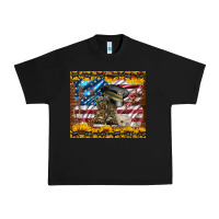 Black westerm usa army boots Urban Heavy Tee - Artiststas