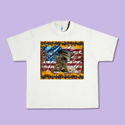 Westerm Usa Army Boots Urban Heavy Tee Designed By Artiststas