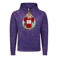 Cloud Purple american football and western roses teardrop Vintage Hoodie - BundleAndBundleShop