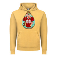 American Football And Western Roses Teardrop Vintage Hoodie | Teevron