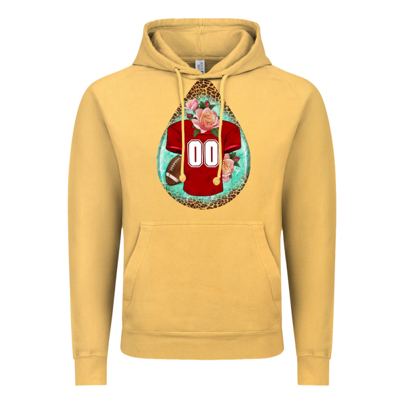 American Football And Western Roses Teardrop Vintage Hoodie by BundleAndBundleShop | Teevron