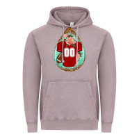 Vintage Zinc american football and western roses teardrop Vintage Hoodie - BundleAndBundleShop